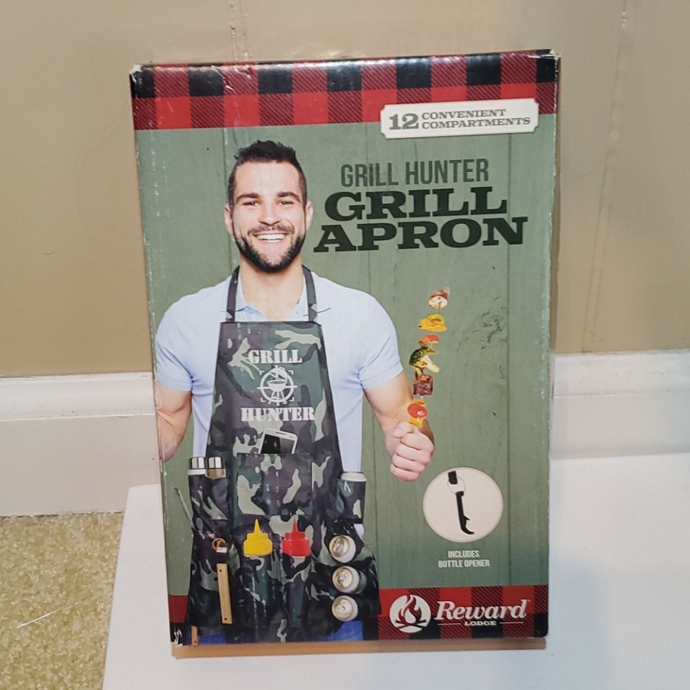 Grill Hunter Green Camo Apron